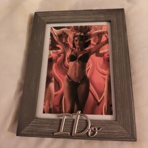 Gray 'I Do' Photo Frame